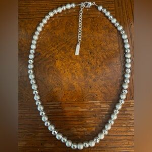 Napier Silver Beaded Necklace